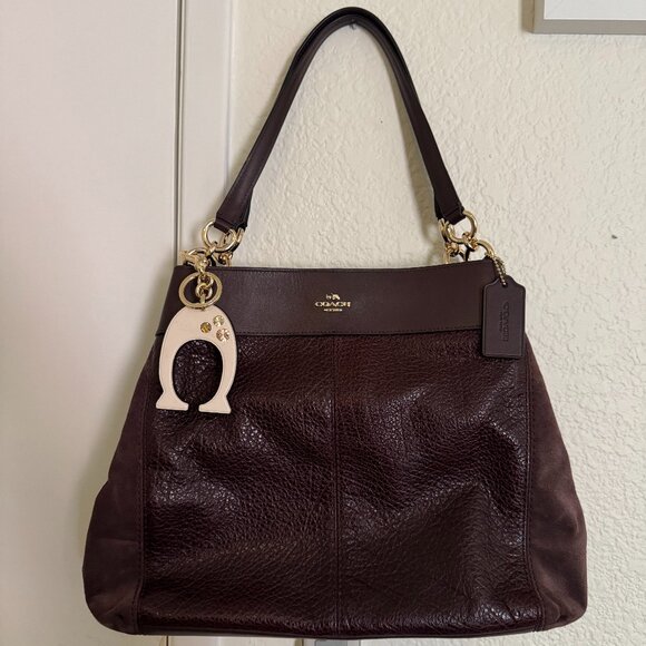 Coach Lexy Shoulder Bag in Mixed Materials - Picture 1 of 6
